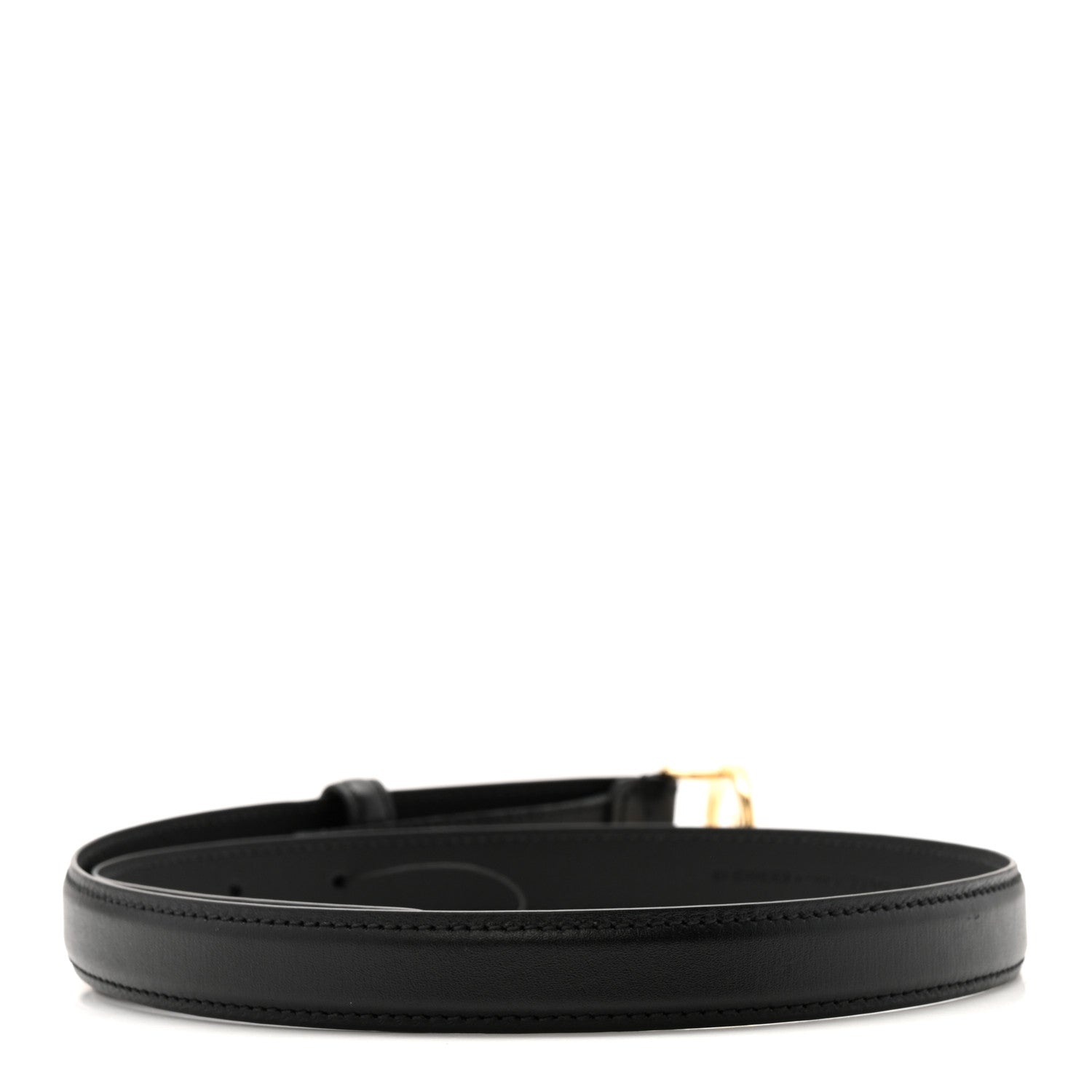 Ciny Lux Calfskin Blondie 20mm Belt 70 28 Black