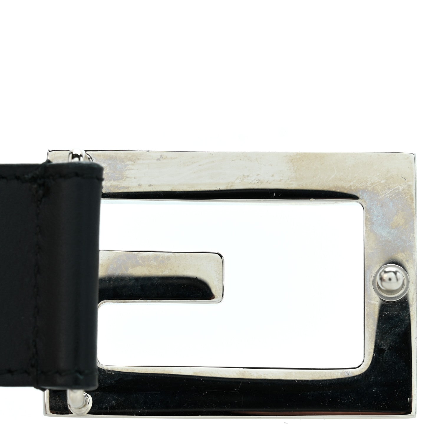 Calfskin Crystal Square G Madelyn Belt 85 34 Black