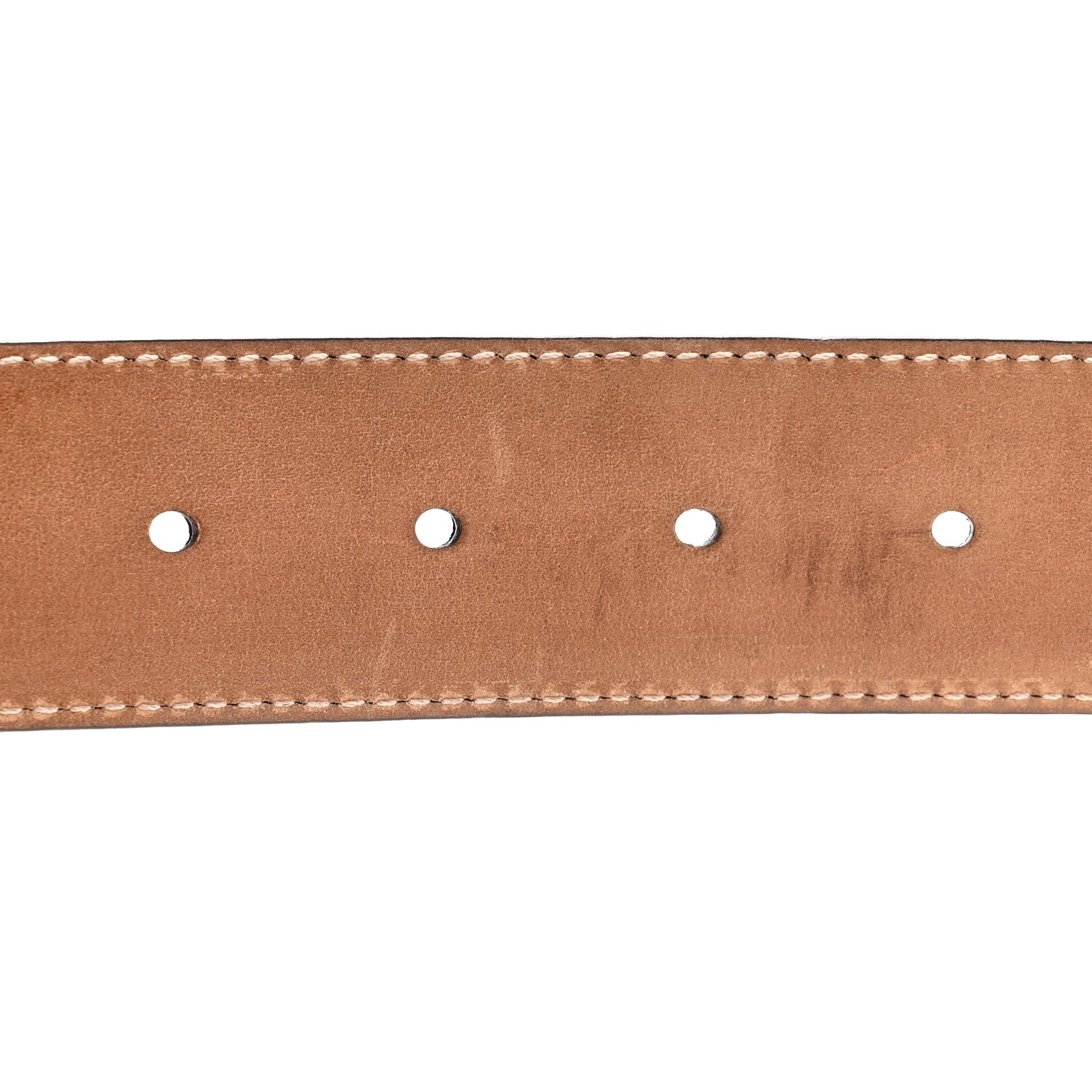 Moon Calfskin Interlocking G 37mm Belt 80 32 Glossy Pink