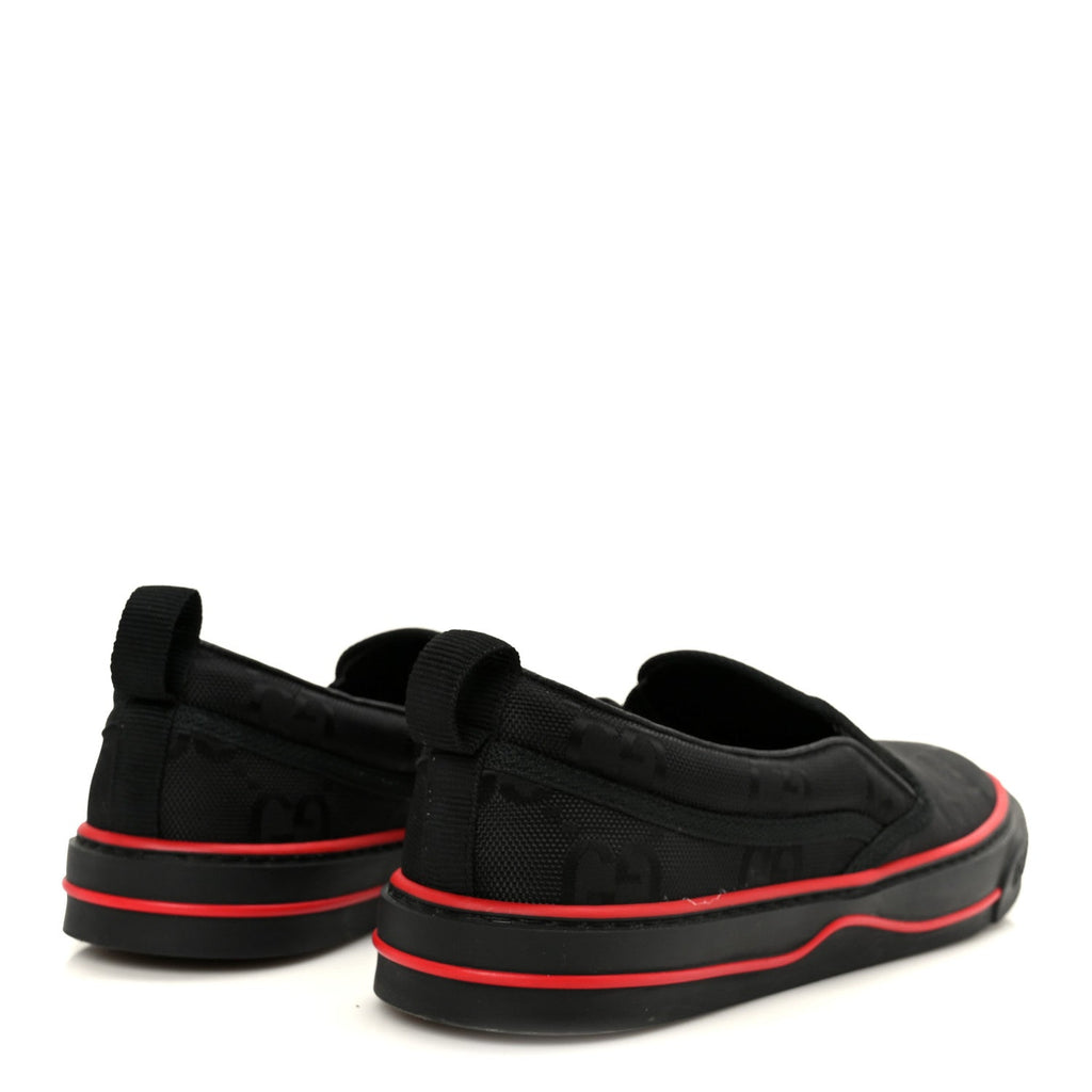 GG Nylon Mens 1977 Tennis Slip On Sneakers 8.5 Black