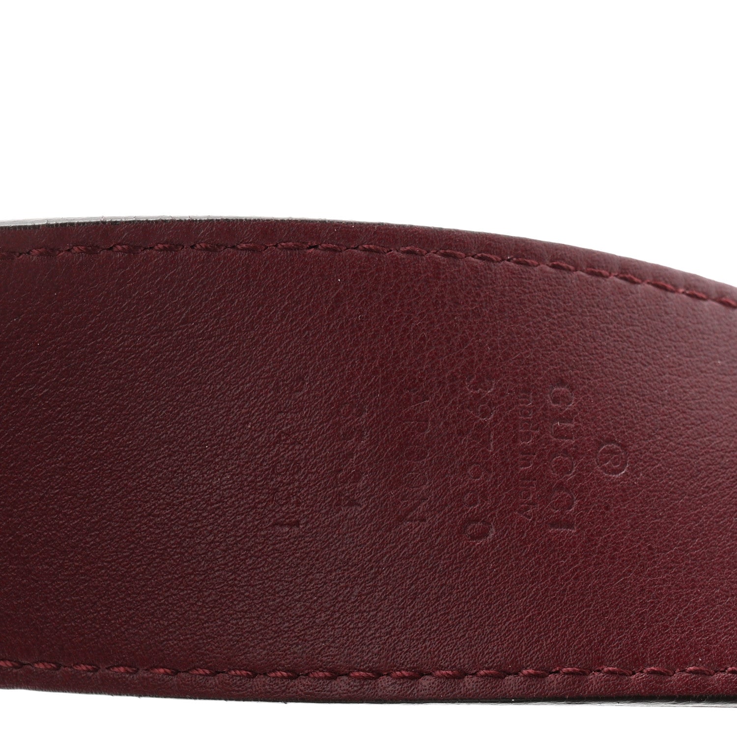 Moon Calfskin Nickel Double G 40mm Belt 85 34 Strong Red
