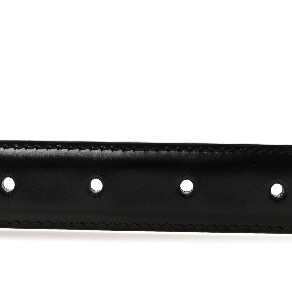Calfskin Icaro G Cube 25mm Belt 75 30 Black