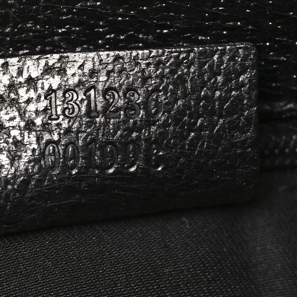 GG Monogram Web Buckle Belt Bag Black