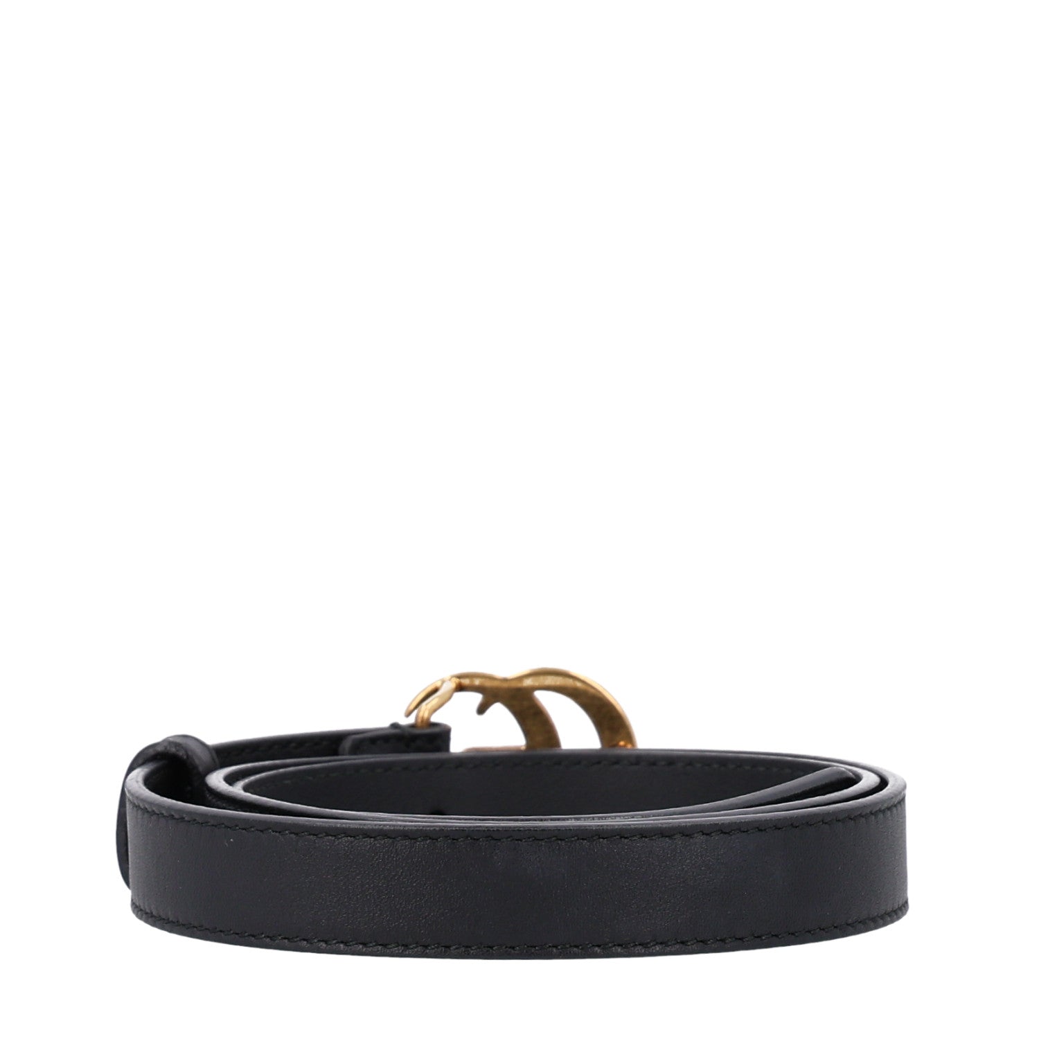 Calfskin Double G 20mm Belt 75 30 Black