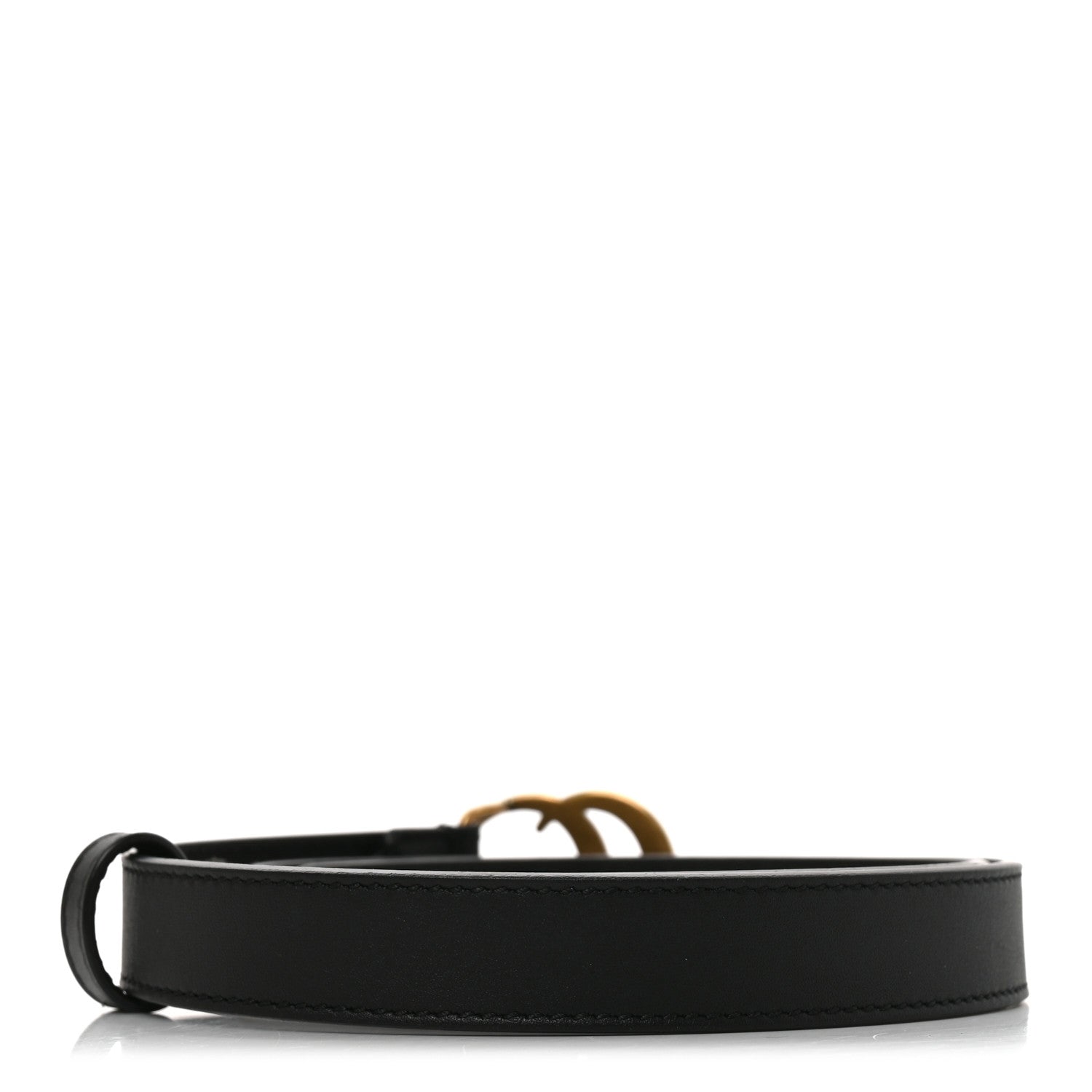 Calfskin Double G 20mm Belt 65 26 Black