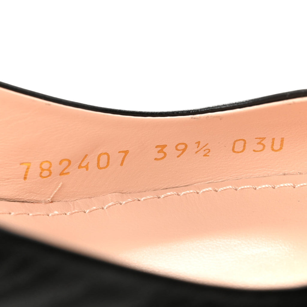 Malaga Kid Horsebit 45mm Slingback Pumps 39.5 Black