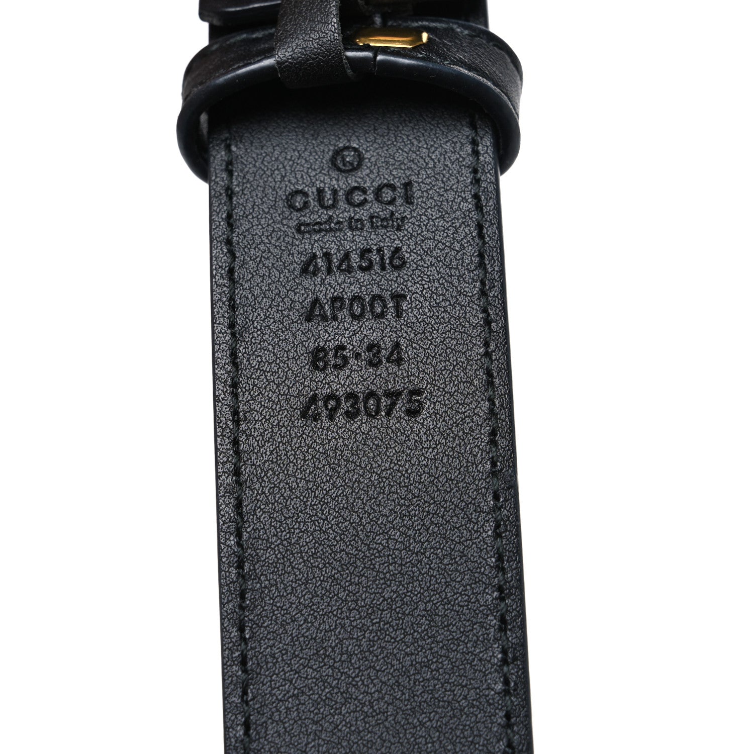 Calfskin Double G 30mm Belt 85 34 Black