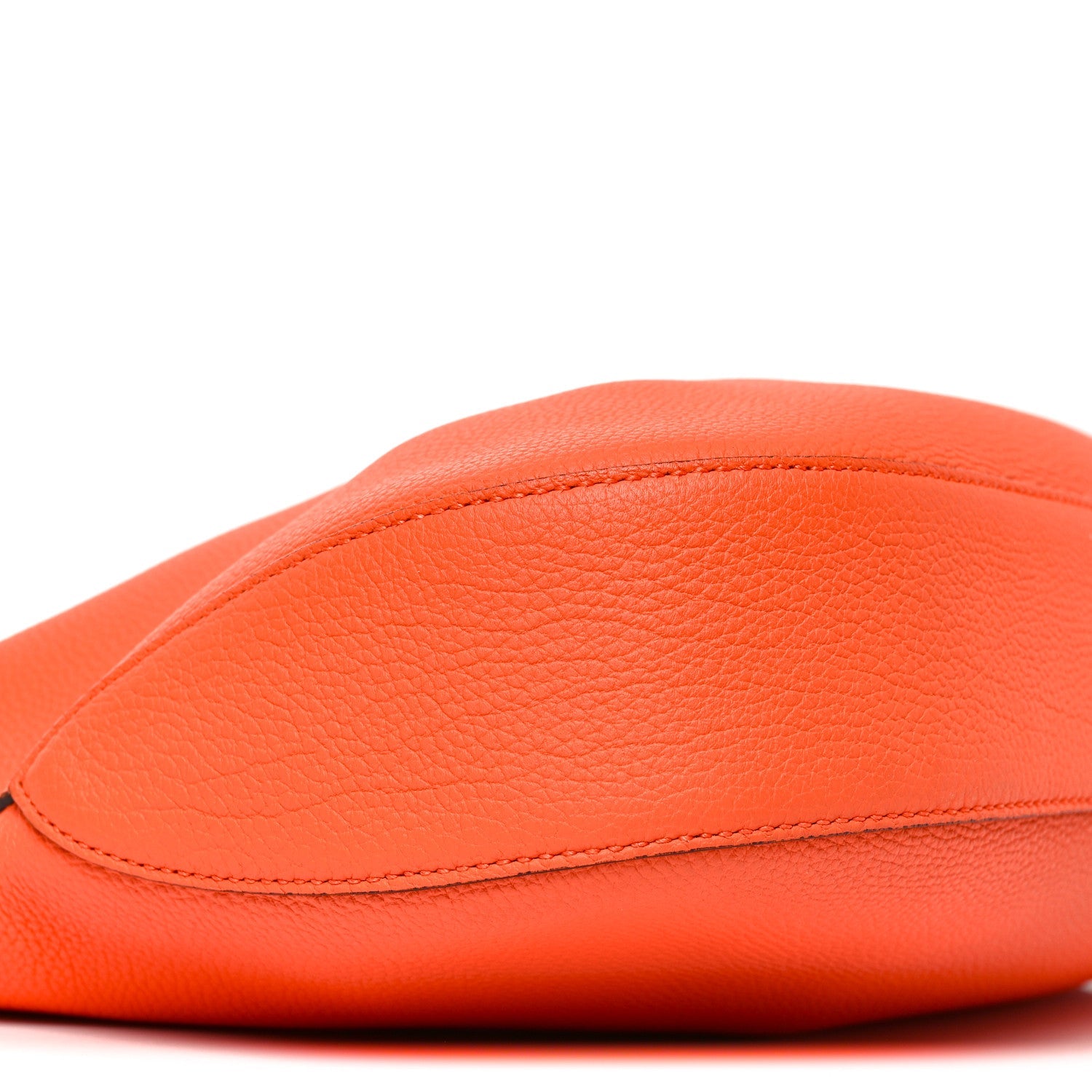 Soft Grained Calfskin Large Jackie Hobo Orange