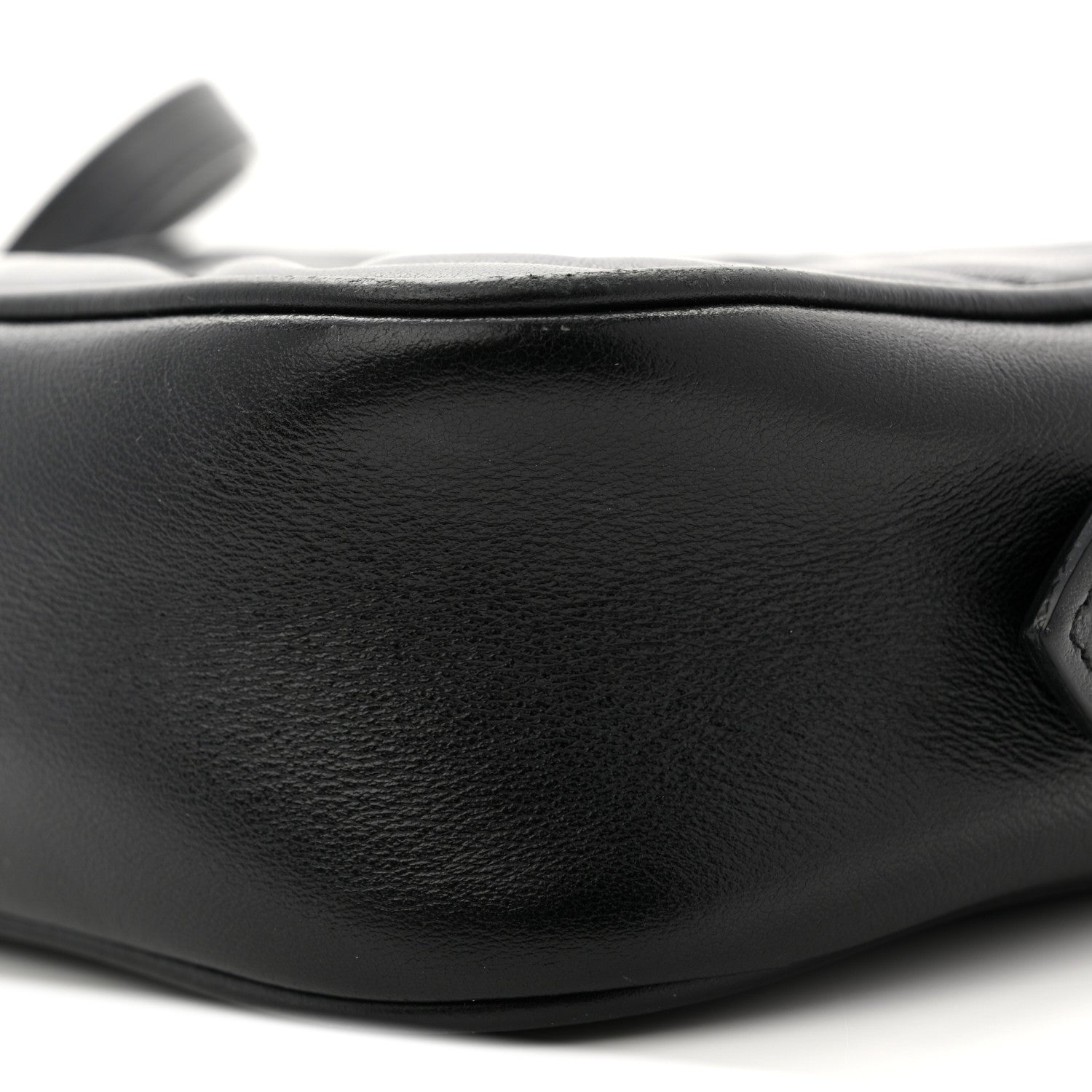 Calfskin Matelasse Mini GG Marmont Chain Shoulder Bag Black