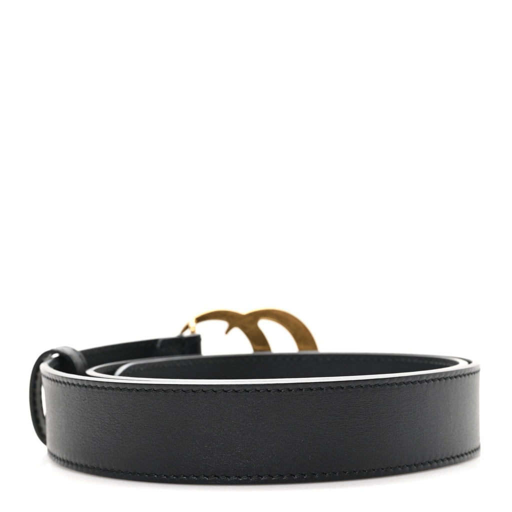 Calfskin Double G 30mm Belt 75 30 Black