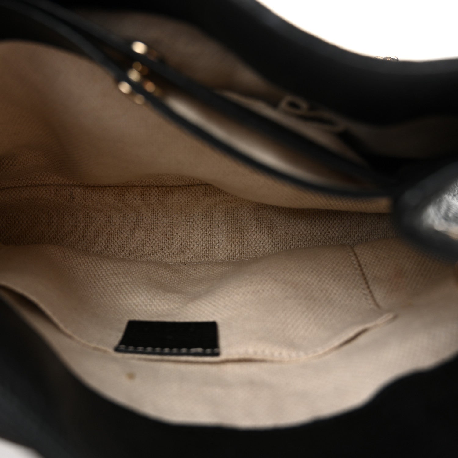Pebbled Calfskin Small Soho Chain Shoulder Bag Black