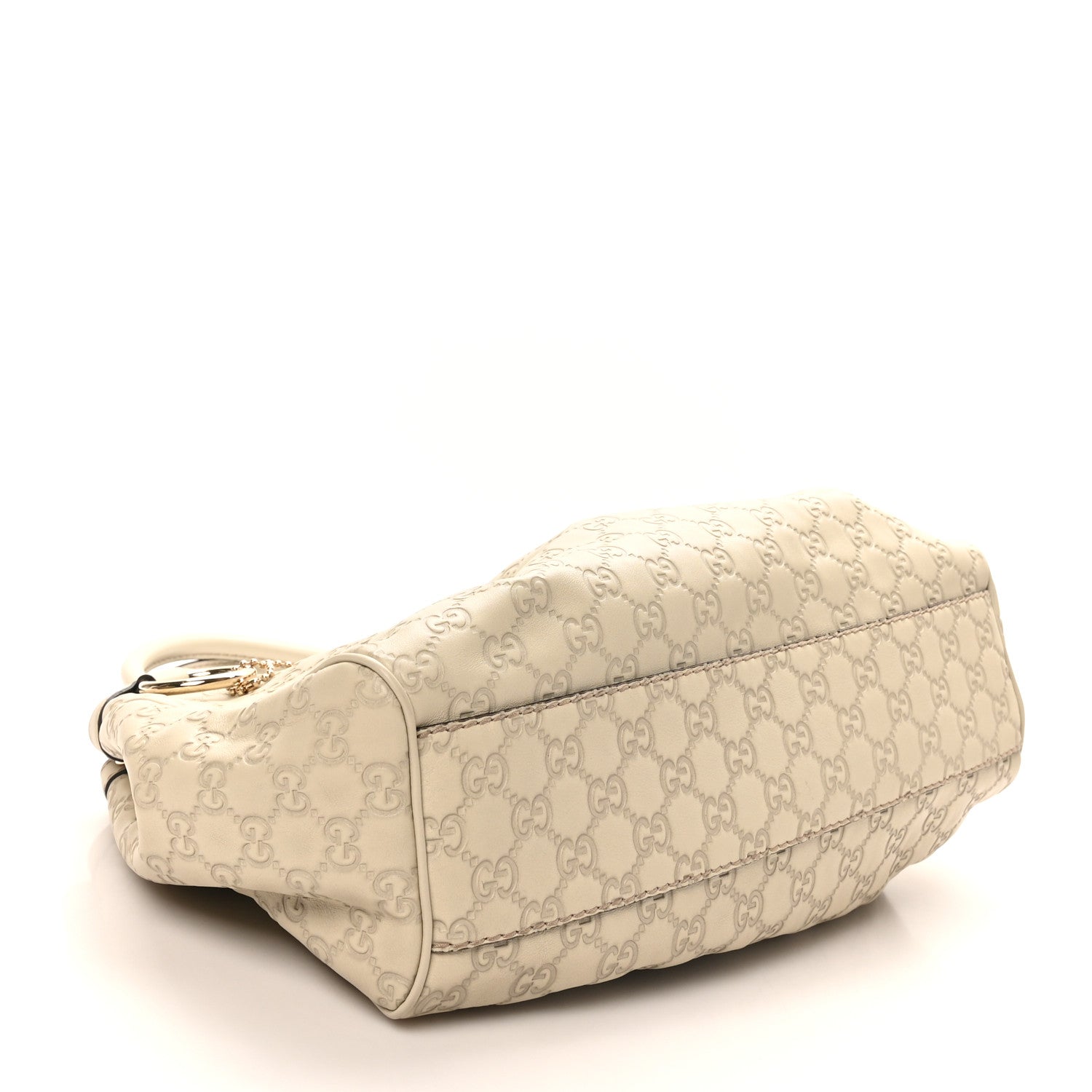 Guccissima Medium Sukey Tote Mystic White