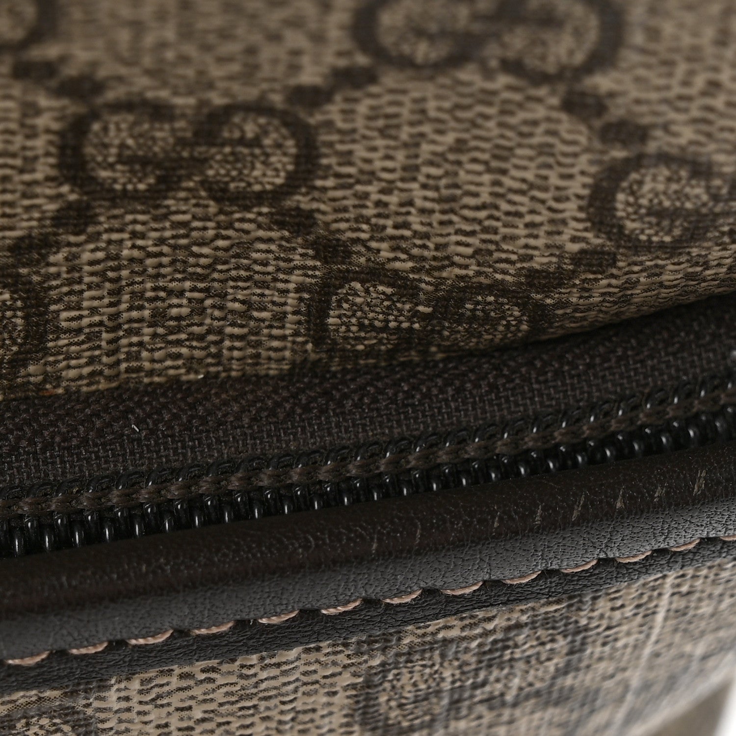 GG Supreme Monogram Margaux Calfskin Childrens Day Backpack Beige Ebony Cocoa Dark Chocolate