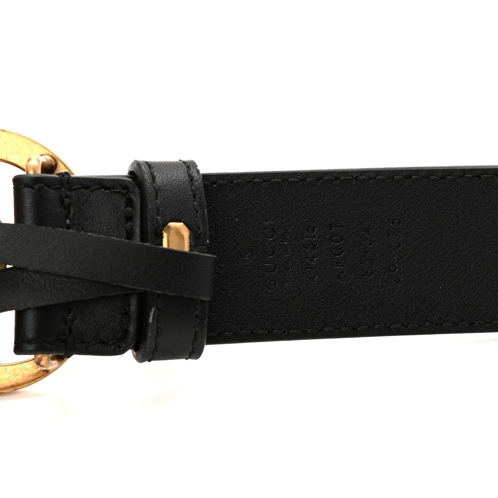 Calfskin Double G 30mm Belt 85 34 Black