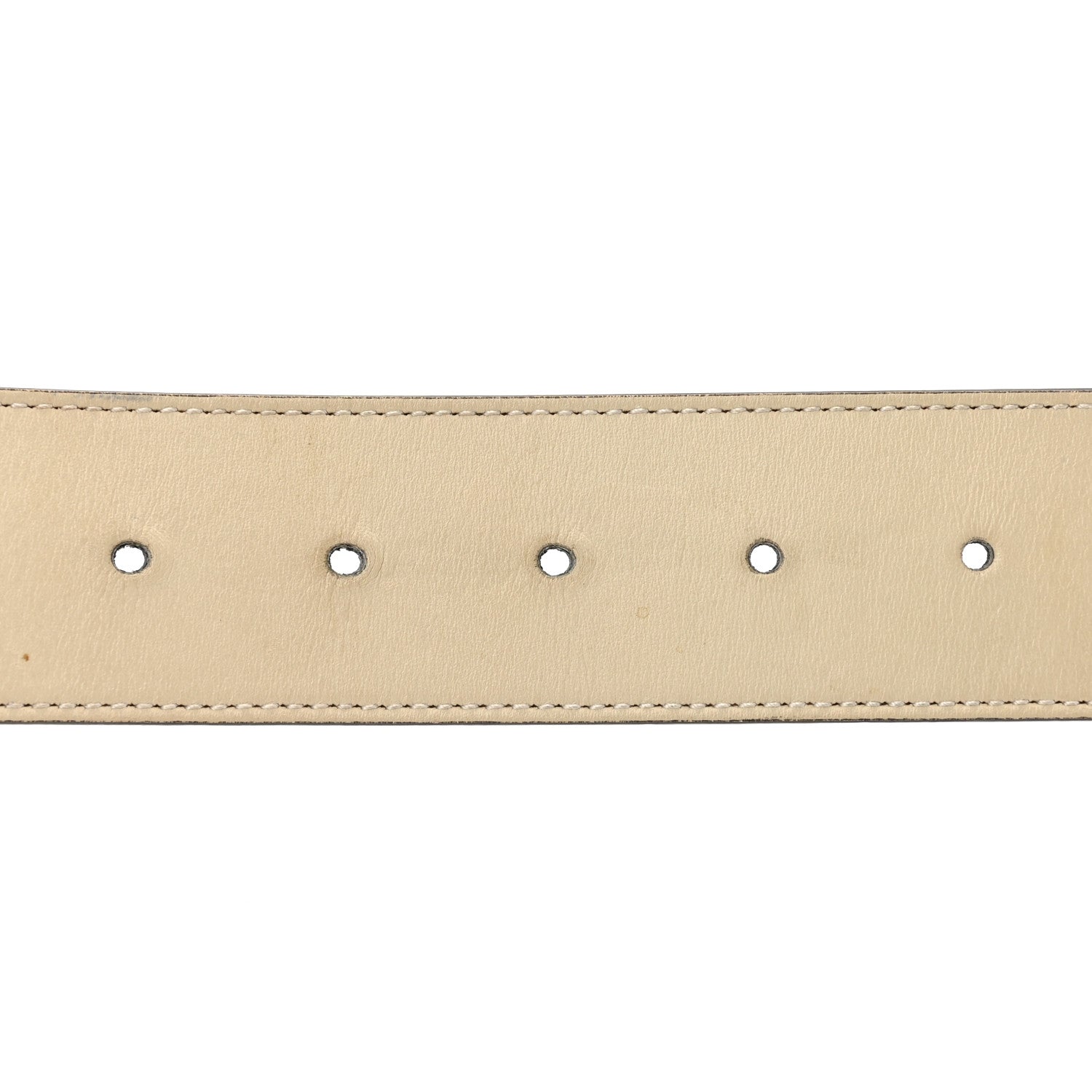 Calfskin Double G 40mm Belt 90 36 Mystic White