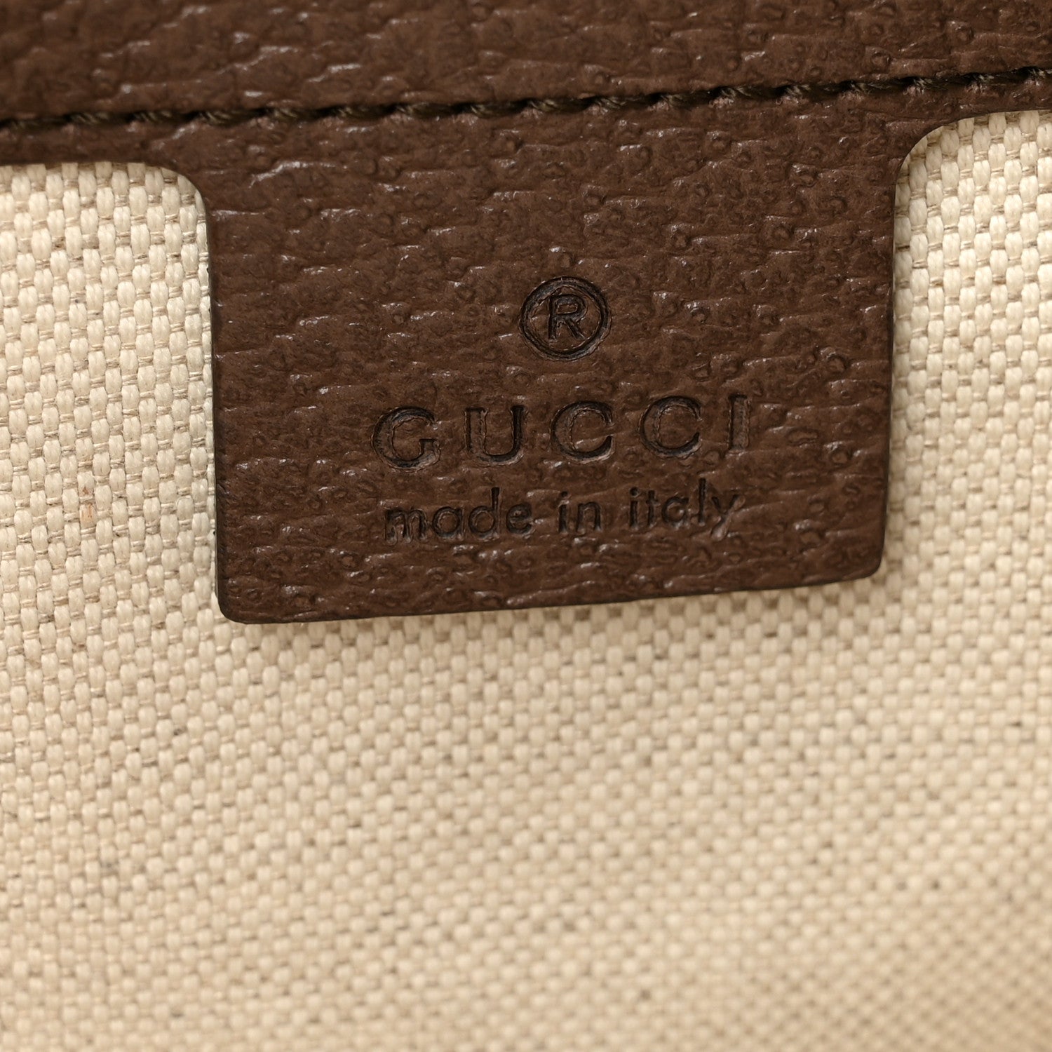 Soft GG Supreme Monogram Medium Ophidia Belt Bag Dark Brown