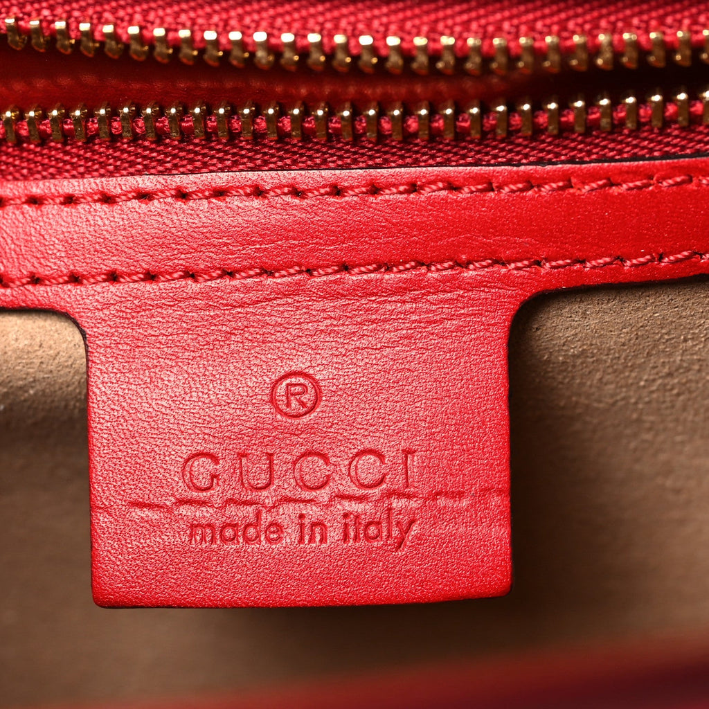 Calfskin Small Sylvie Shoulder Bag Hibiscus Red