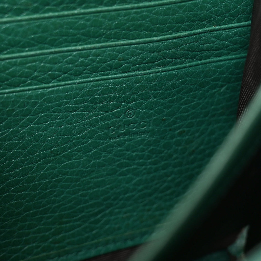 Calfskin Mini Dionysus Chain Wallet Emerald