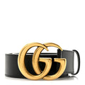 Calfskin Double G 30mm Belt 80 32 85 34 Black