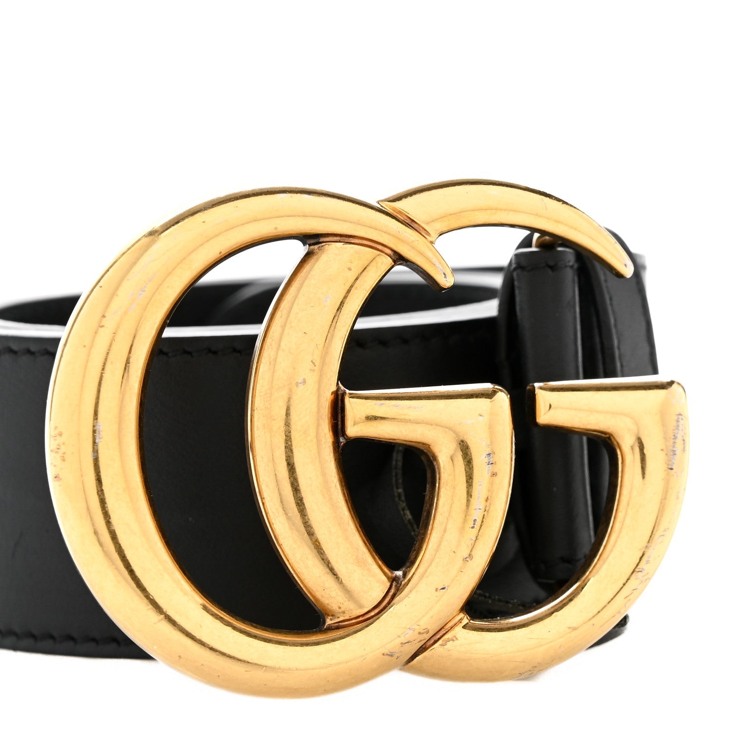 Calfskin Double G 40mm Belt 75 30 Black