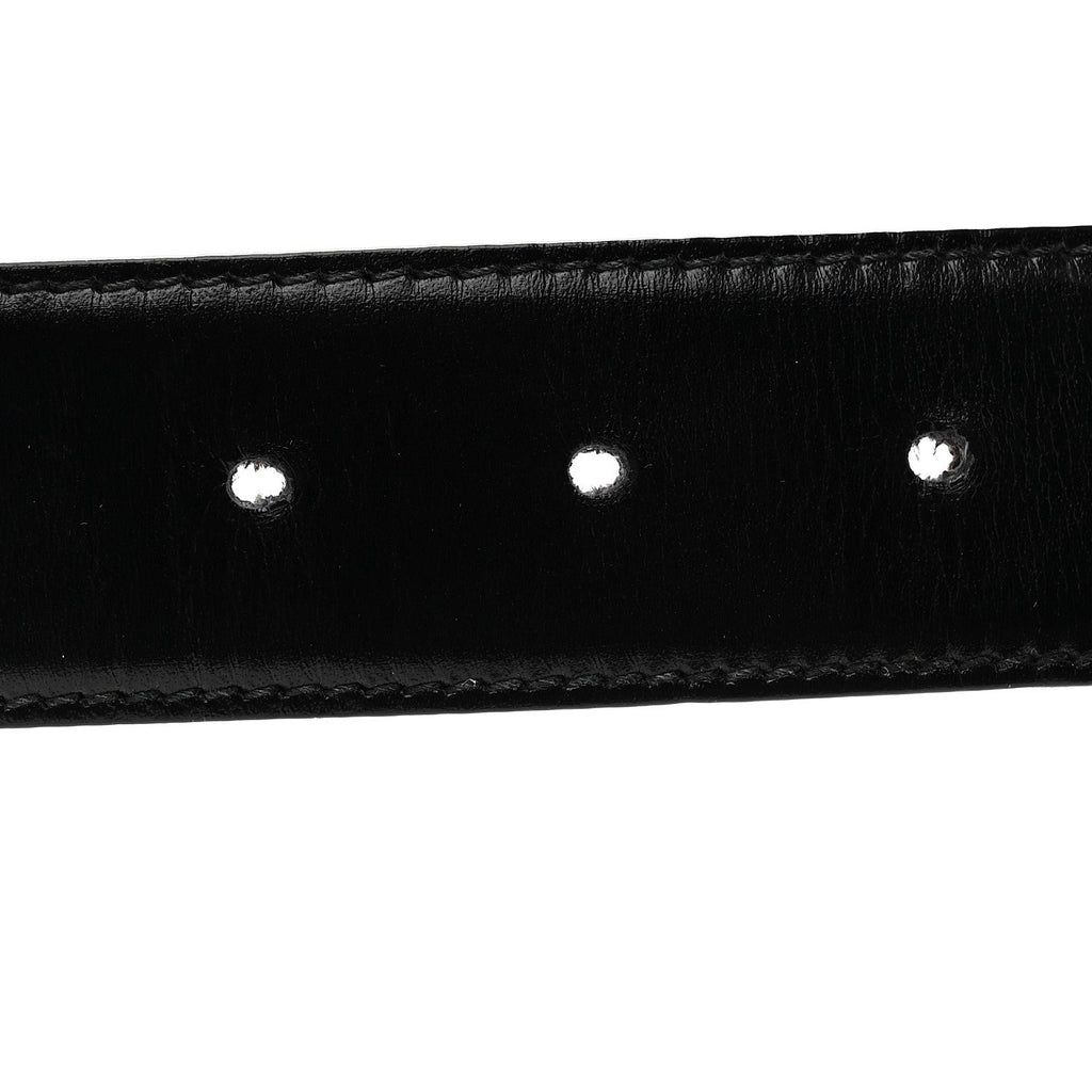 Calfskin G Logo Belt 80 32 Black
