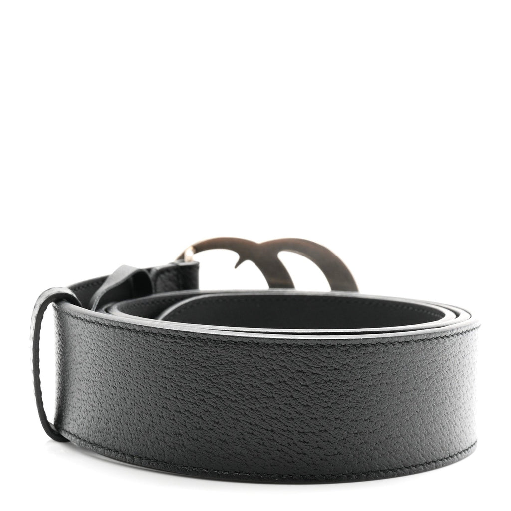 Textured Calfskin Double G 40mm Belt 95 38 Black