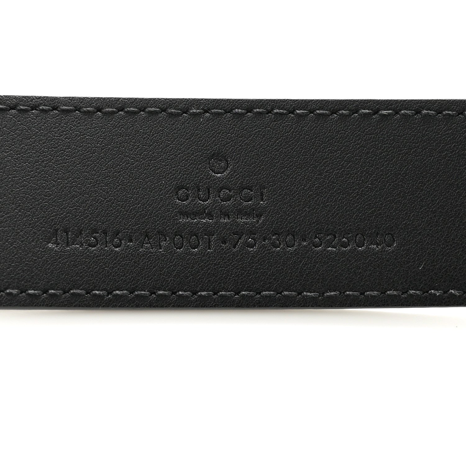Calfskin Double G 30mm Belt 75 30 Black