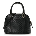 Microguccissima Mini Dome Bag Black Black