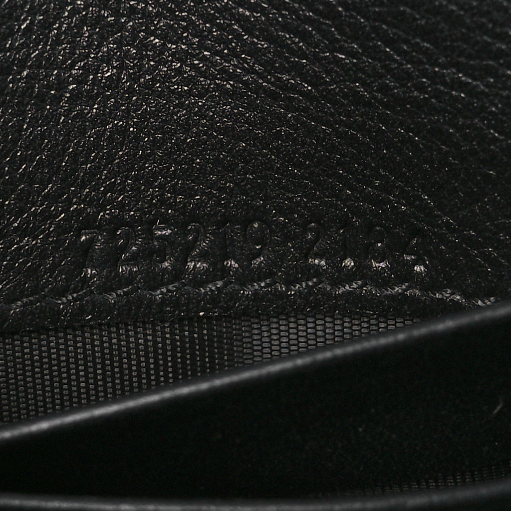 Roxy Calfskin Medium Blondie Chain Wallet Black