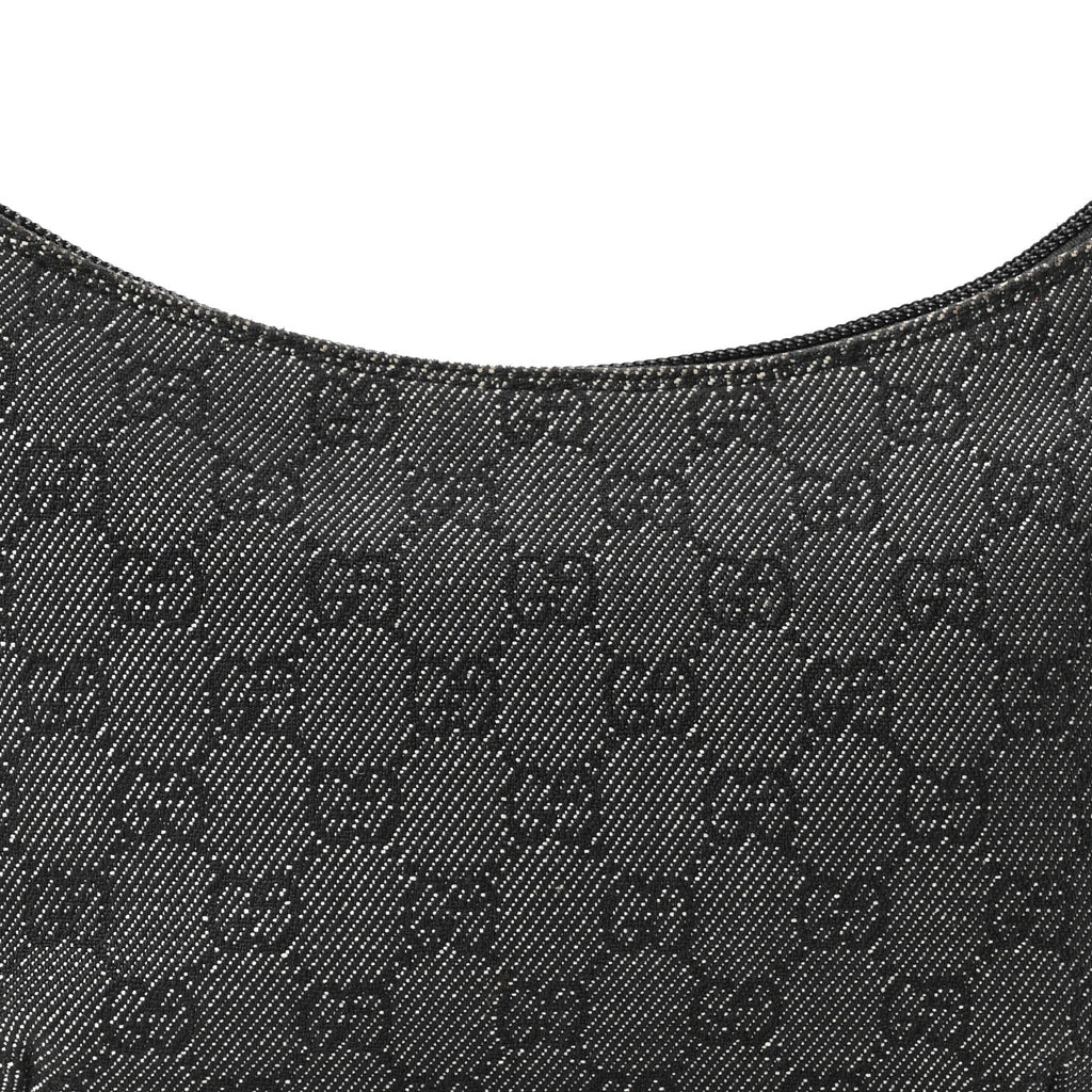 Denim Monogram Pochette Black