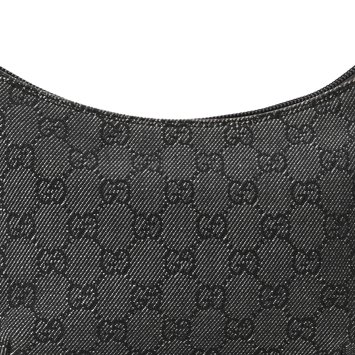 Denim Monogram Pochette Black