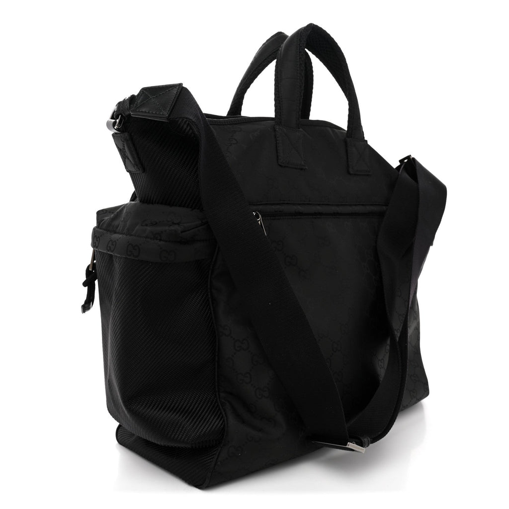 Nylon Large Nexus Tote Black
