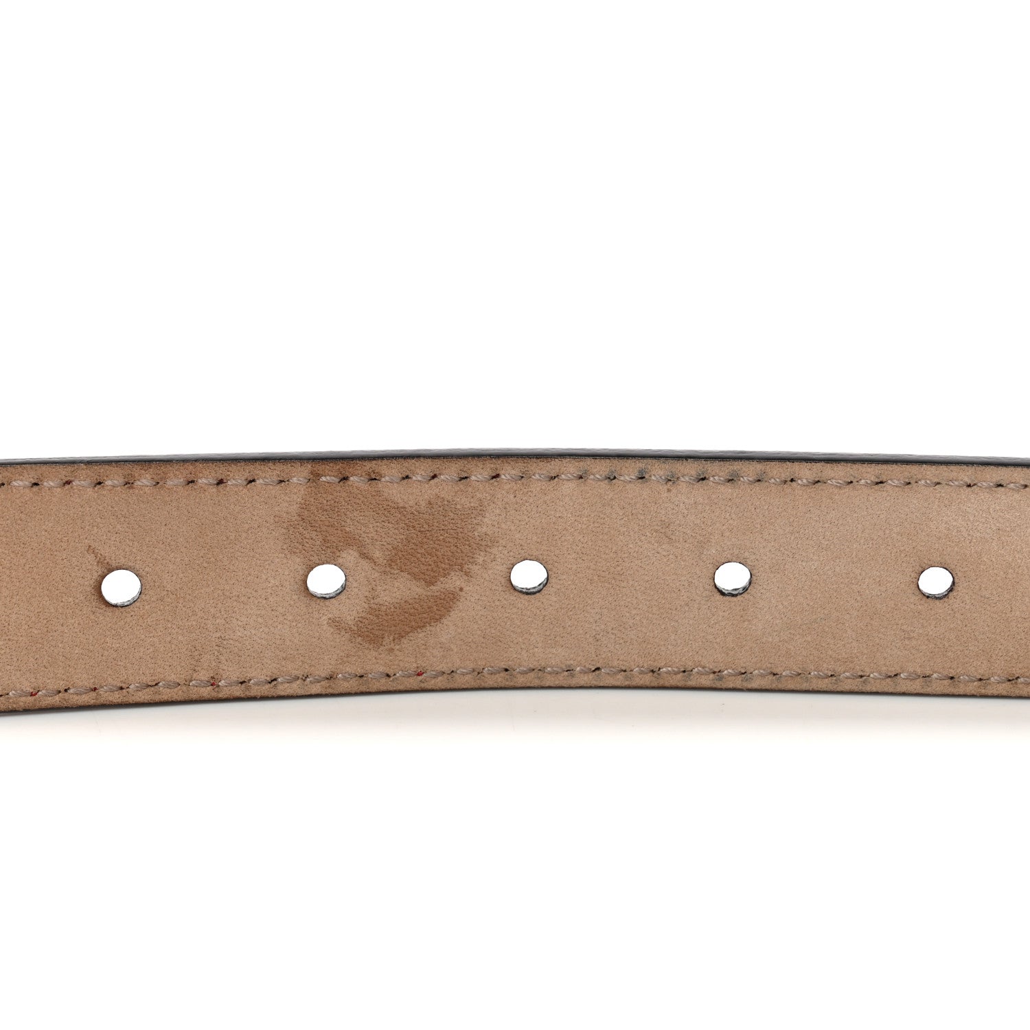 Calfskin Kids Double G 20mm Belt M Red