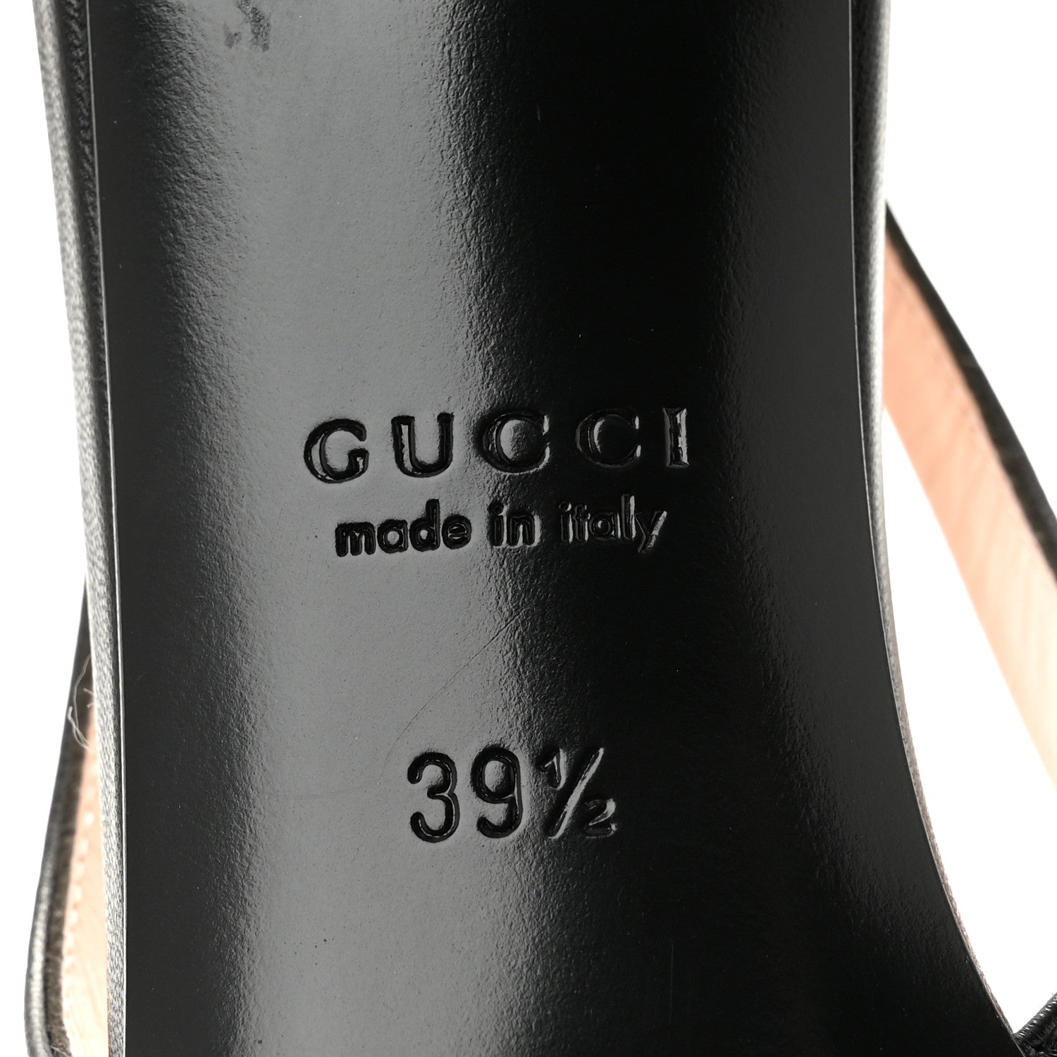 Malaga Kid Horsebit 45mm Slingback Pumps 39.5 Black