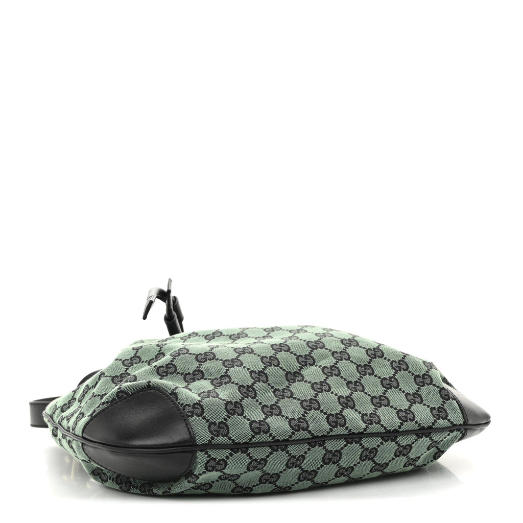 Monogram Drawstring Shoulder Bag Green