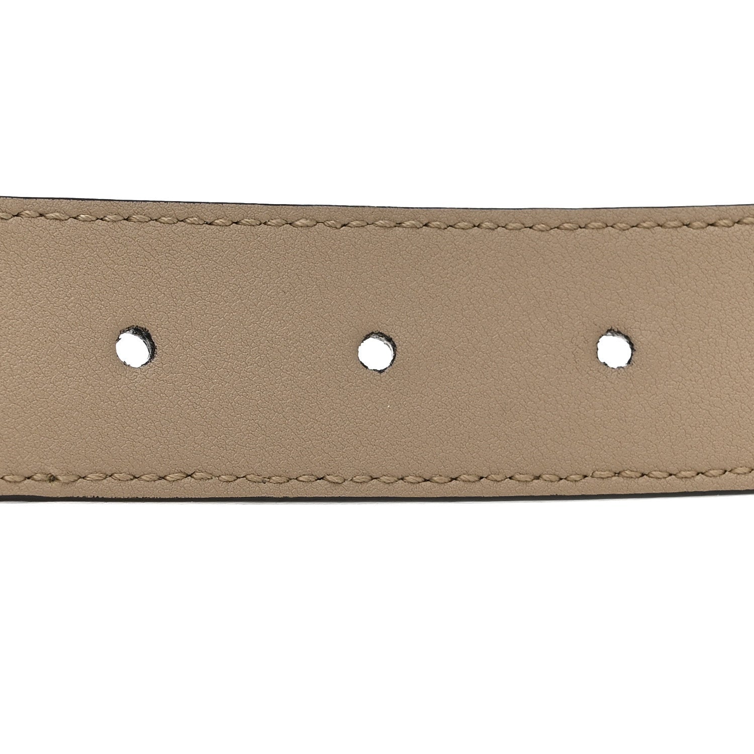 GG Supreme Monogram Matte Plutone Calfskin Double G 40mm Belt 75 30 Beige Mystic White Oatmeal