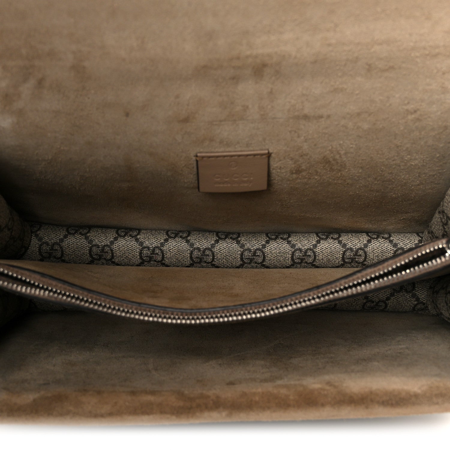 GG Supreme Monogram Small Dionysus Shoulder Bag Taupe