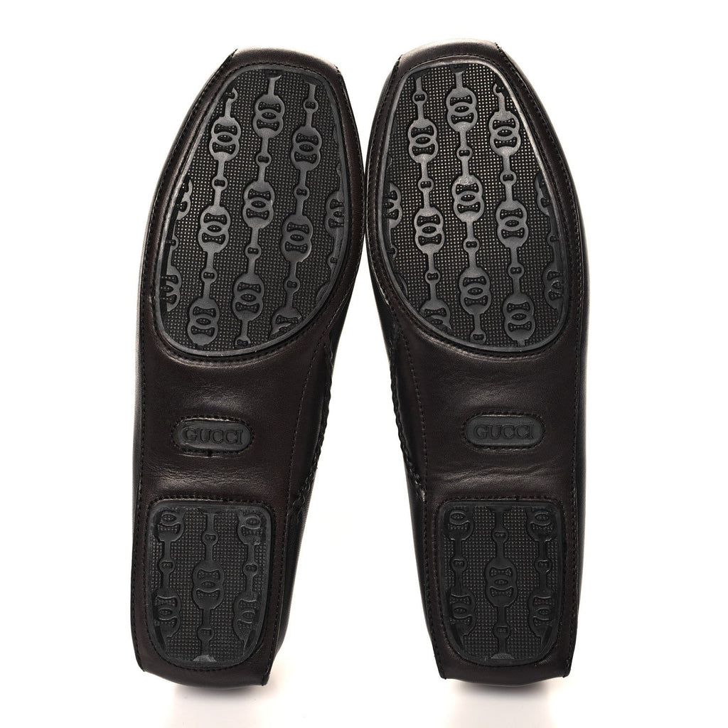 Calfskin Mens Horsebit Loafers 10 Brown