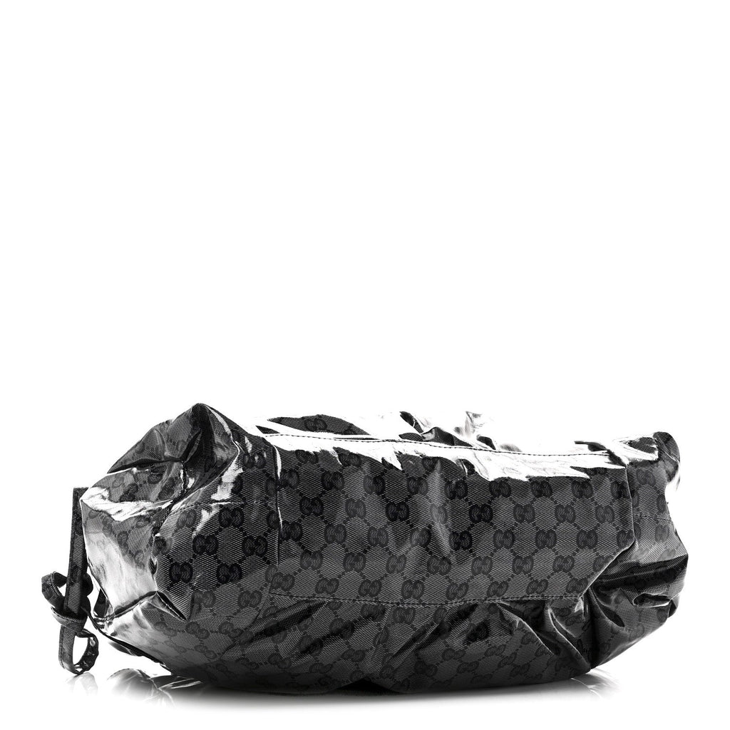Crystal Monogram Hysteria Tote Navy Blue