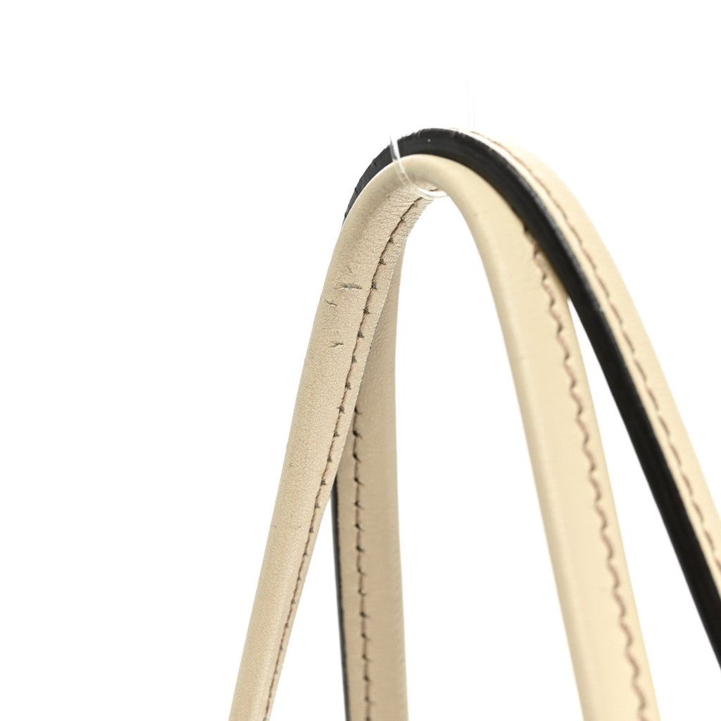 Monogram Medium New Britt Tote Off White
