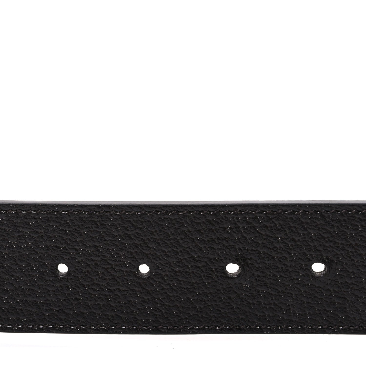 Textured Calfskin Double G 40mm Belt 80 32 Dark Cocoa