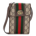 GG Supreme Monogram Web Mini Ophidia Crossbody Bag Beige New Acero
