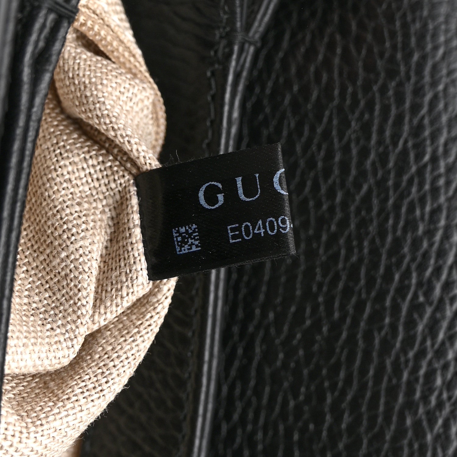 Dollar Calfskin Interlocking G Crossbody Bag Black