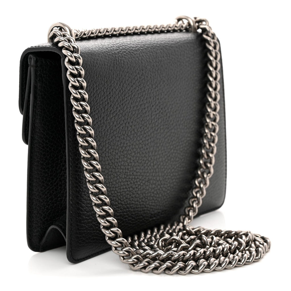 Calfskin Mini Dionysus Shoulder Bag Black