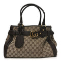 Monogram Medium GG Running Tote Dark Brown