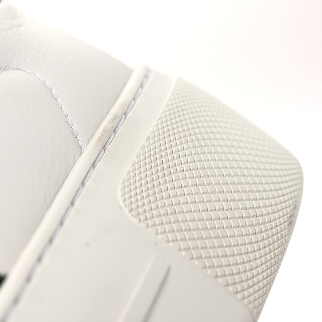 Ultralight Plume Calfskin Web Womens Ace Platform Sneakers 41 White