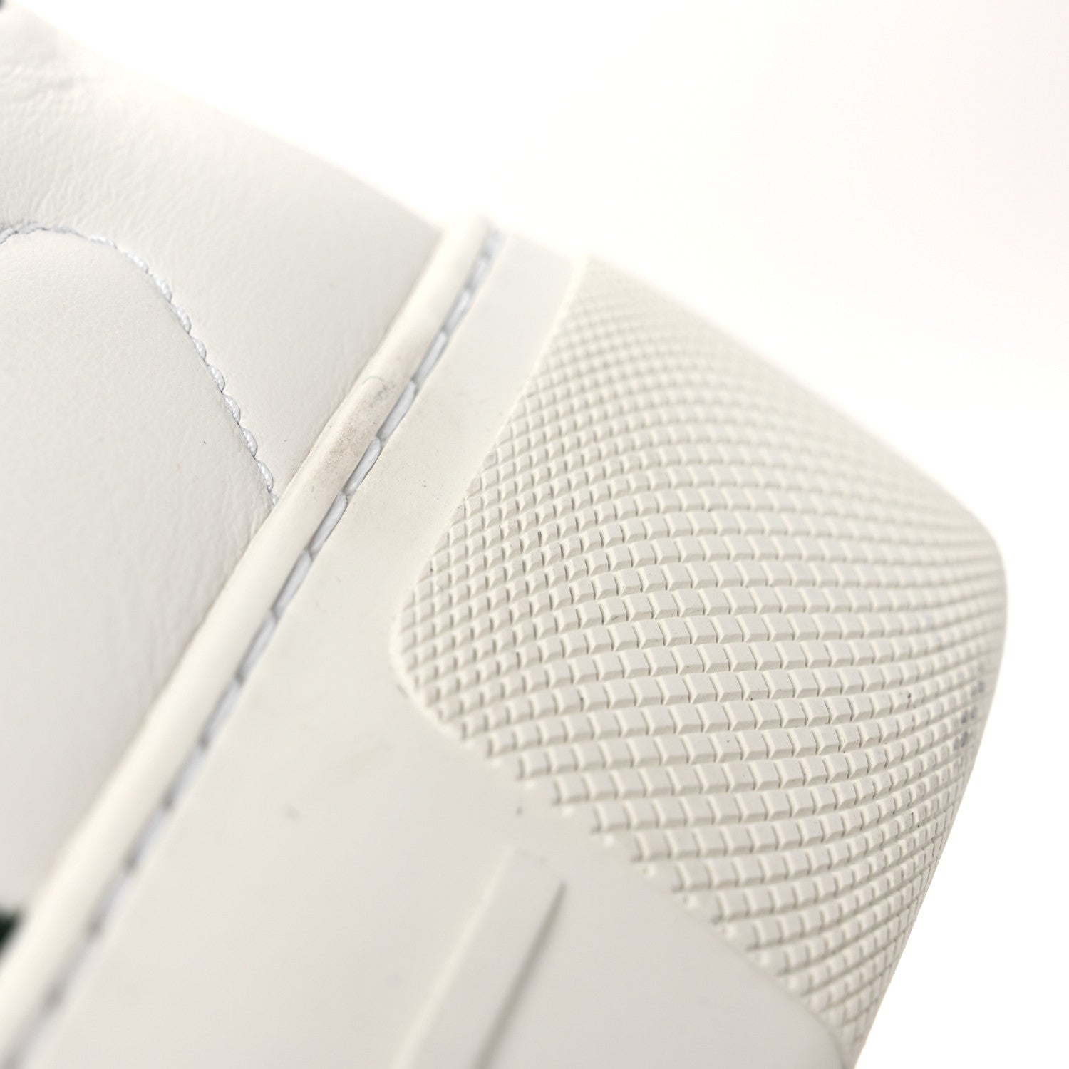 Ultralight Plume Calfskin Web Womens Ace Platform Sneakers 41 White