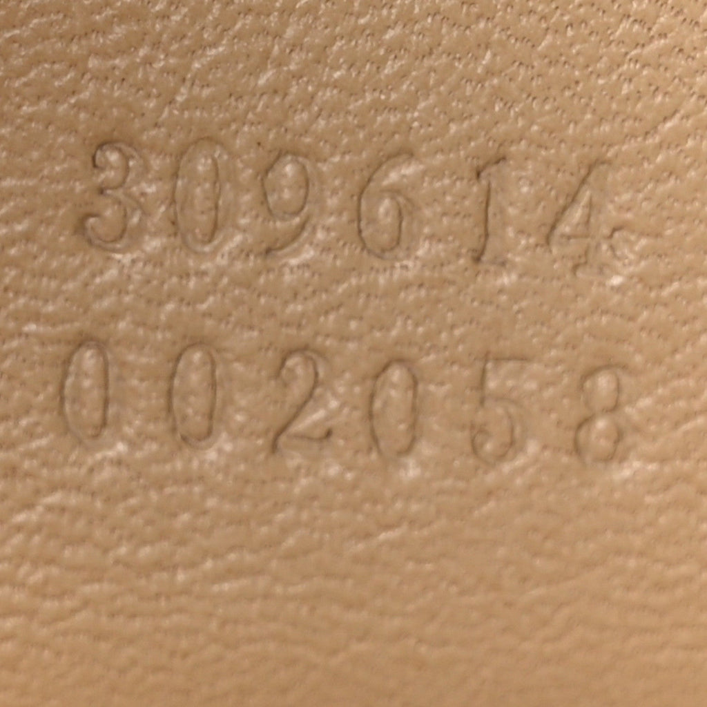 GG Supreme Monogram Medium Nice Top Handle Dome Bag Beige