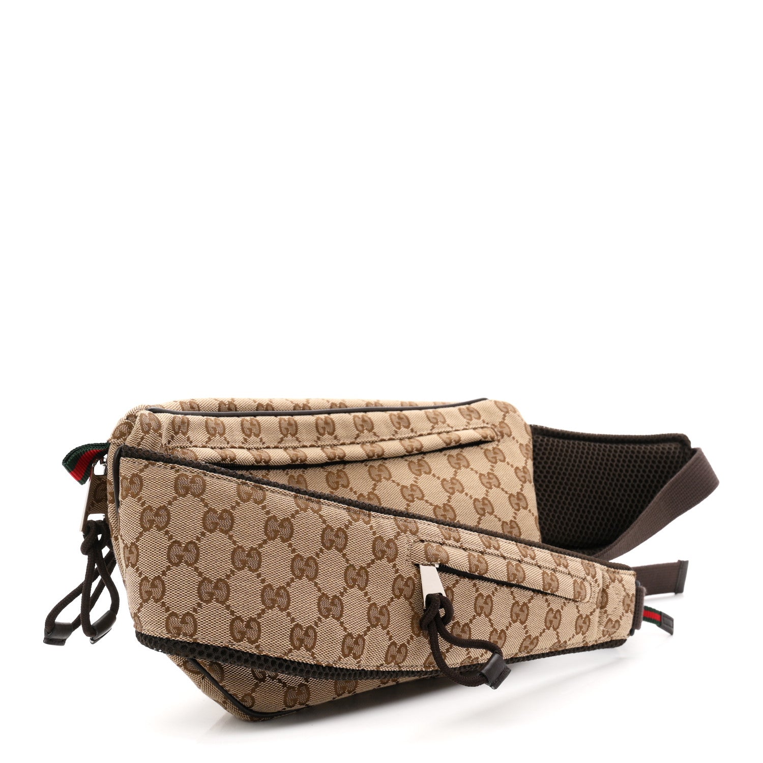 Monogram Large Belt Bag Beige Dark Brown
