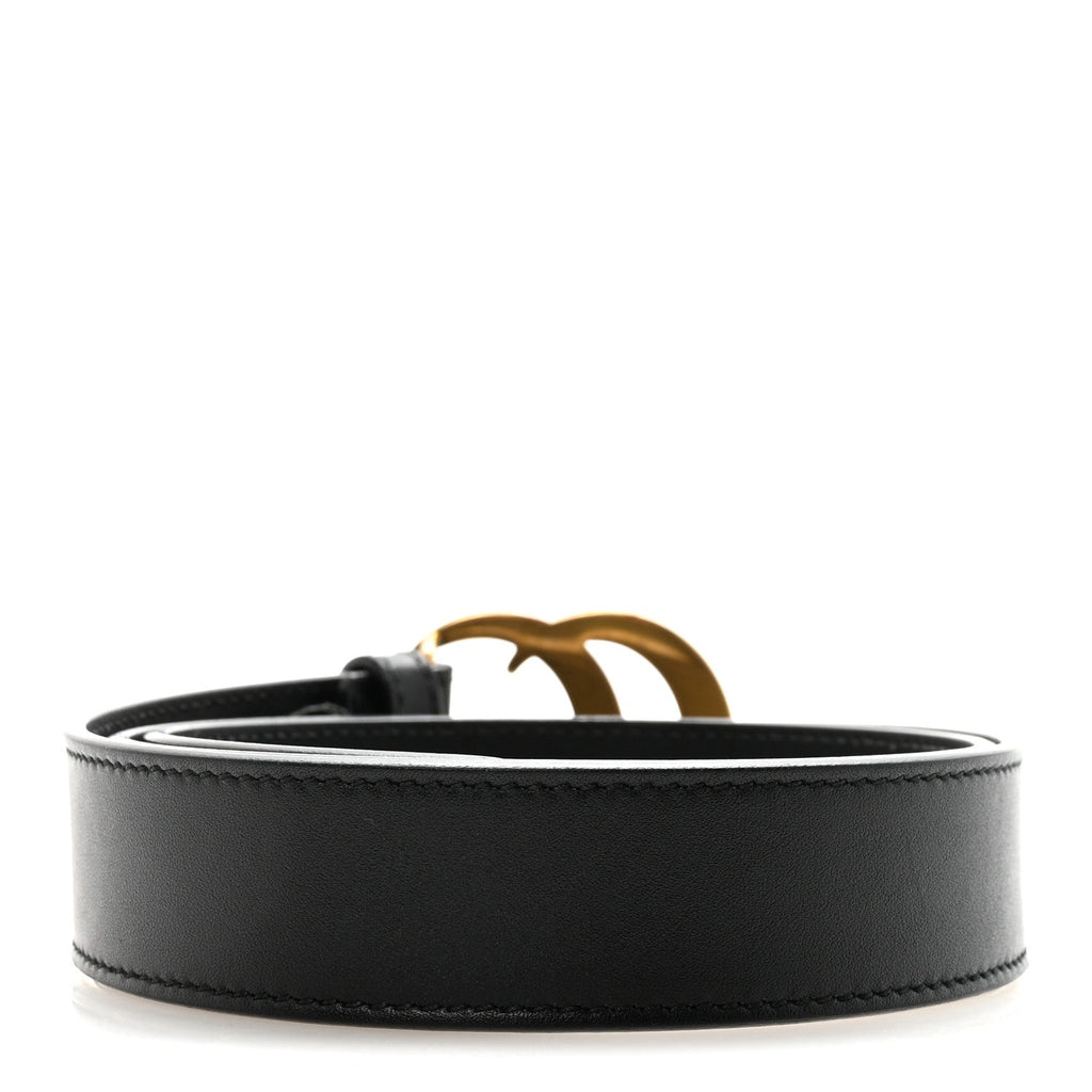 Calfskin Double G 80 32 Belt Black